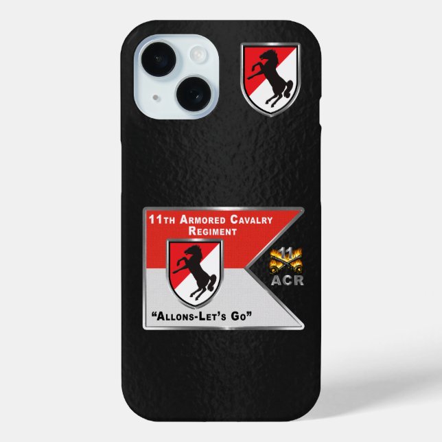 11th Armoured Cavalry Regiment Case-Mate iPhone Case (Back)