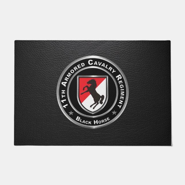 11th Armoured Cavalry Regiment Doormat (Front)