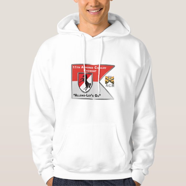 11th Armoured Cavalry Regiment   Hoodie (Front)