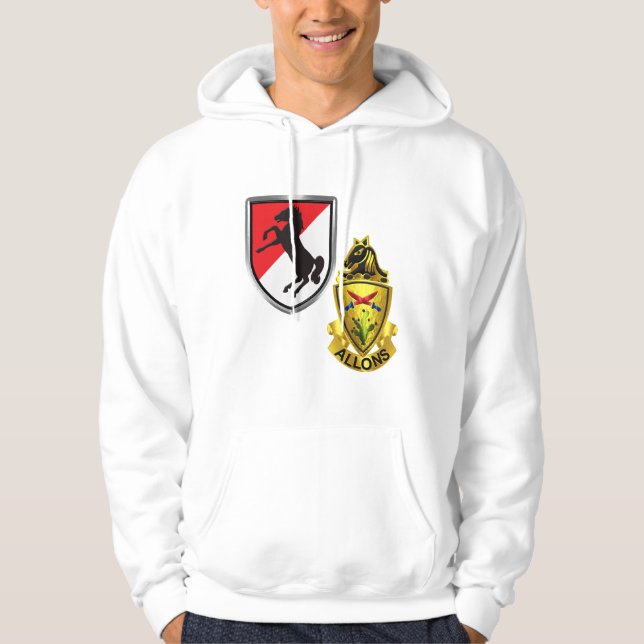 11th Armoured Cavalry Regiment    Hoodie (Front)