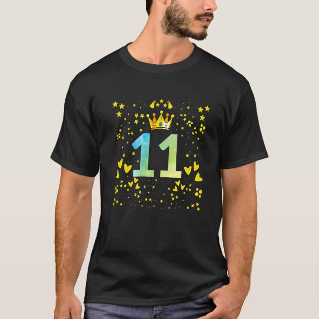 11th birthday anniversaries   T-Shirt (Front)