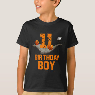 11th Birthday Basketball Jersey 11 Year Old Boy Bo T-Shirt