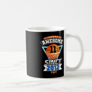 11th Birthday Basketball Player Awesome Since 201 Coffee Mug