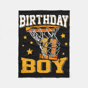 11th Birthday Bysketbyll Boy 11 Year Old Bysketbyl Fleece Blanket