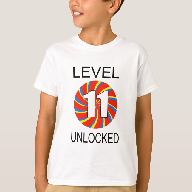 11th Birthday Computer Gamer T-Shirt (Front)