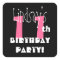 11th Birthday Custom Name Pink and Black
