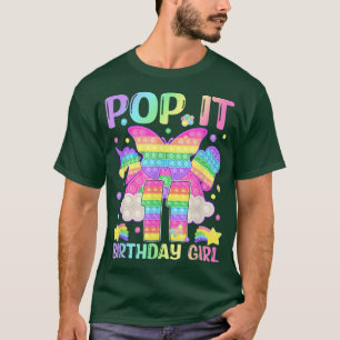 11th Birthday Fidget Toy Pop It Birthday Girl 11 Y T-Shirt