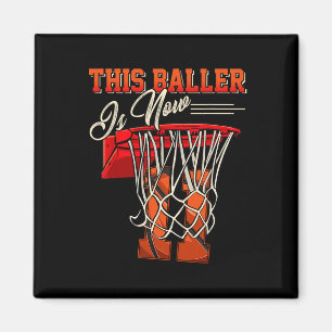 11th Birthday  For Boy Basketball 11 Years Old Kid Magnet