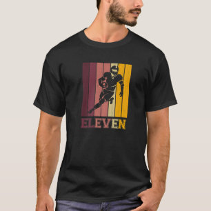 11Th Birthday For Boys Football Player 11 Years Ol T-Shirt