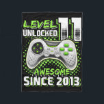11th Birthday Gamer 11 Year Old Funny Bday Boy Ele Fleece Blanket<br><div class="desc">11th Birthday Gamer 11 Year Old Funny Bday Boy Eleven Son</div>