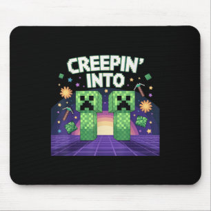 11th Birthday Gamer Pixel Creepin’ Into 11 Video G Mouse Pad