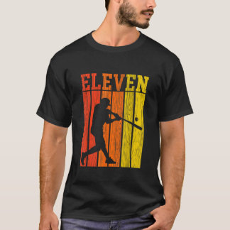 11th Birthday Gift Eleven Vintage Baseball 11 Year T-Shirt