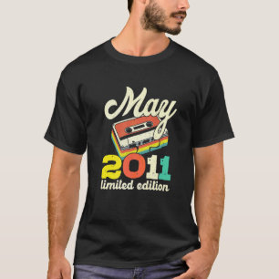 11th Birthday May 2011 Vintage Cassette Limited Ed T-Shirt