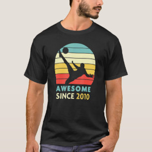 11th Birthday Retro Boys Soccer Awesome Since 20 T-Shirt