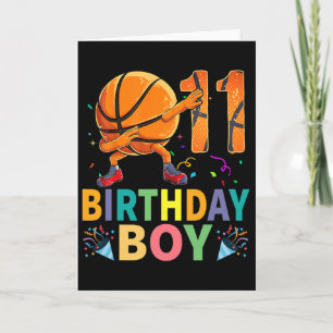11th Birthday Sketll Dabbing 11 Years Old Kids For Card