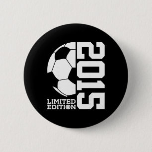 11th Birthday Soccer Limited Edition 2015 6 Cm Round Badge