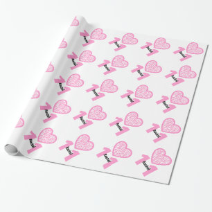 11th Birthday ZEBRA 11 Year Old  GIRL Name V14 Wrapping Paper
