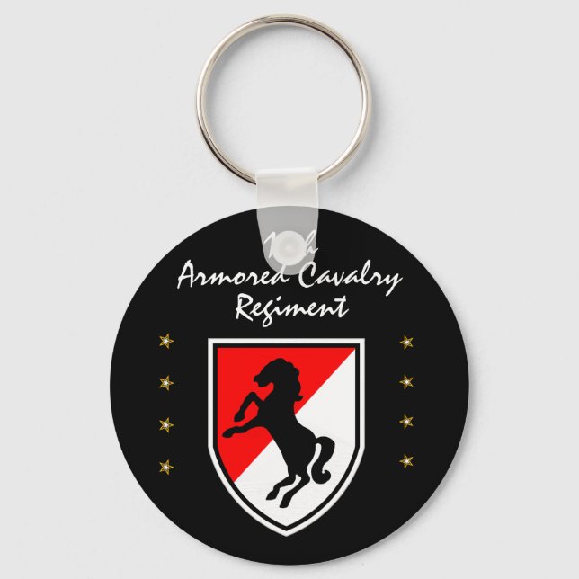 11th BLACKHORSE ARMORED CAVALRY REGIMENT Key Ring (Front)
