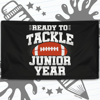 11th Grade Football Ready To Tackle Back to School Banner