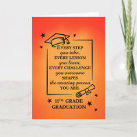 11th Grade Graduate Inspirational Quote Sunrise