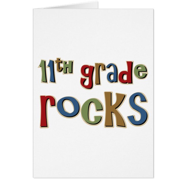 11th Grade Rocks Eleventh (Front)