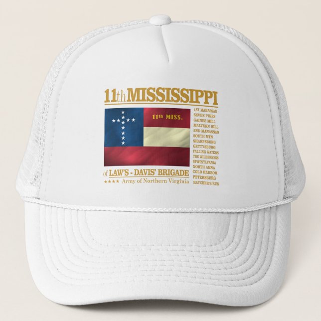 11th Mississippi Infantry (BA2) Trucker Hat (Front)