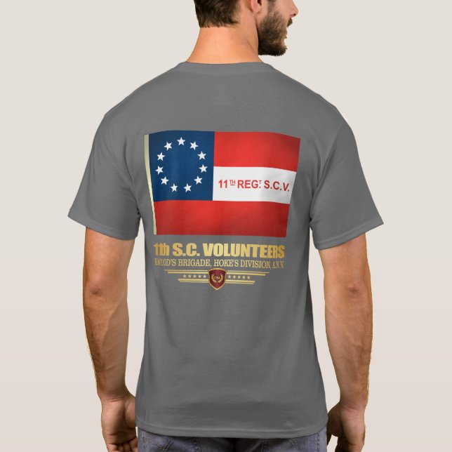 11th South Carolina Volunteer Infantry T-Shirt (Back)
