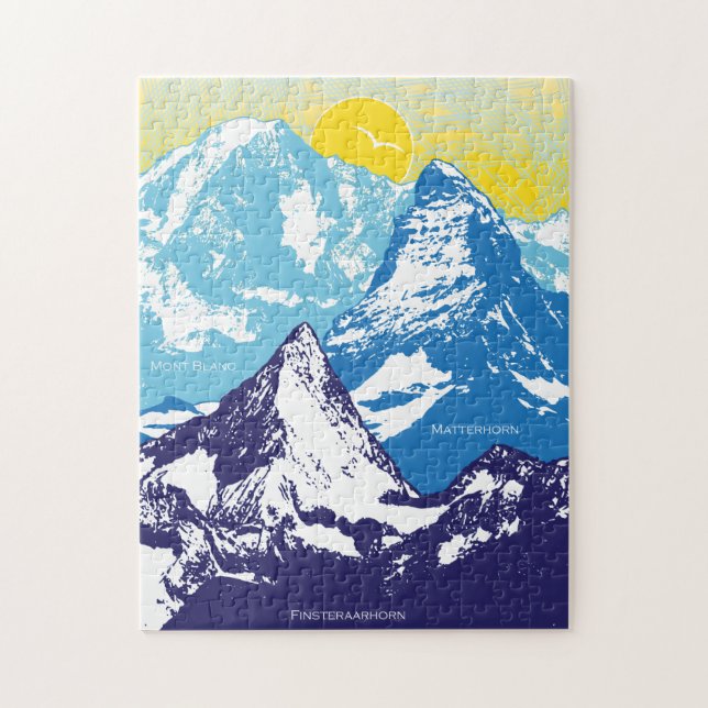 11x14 Alpine Peaks Puzzle (Vertical)