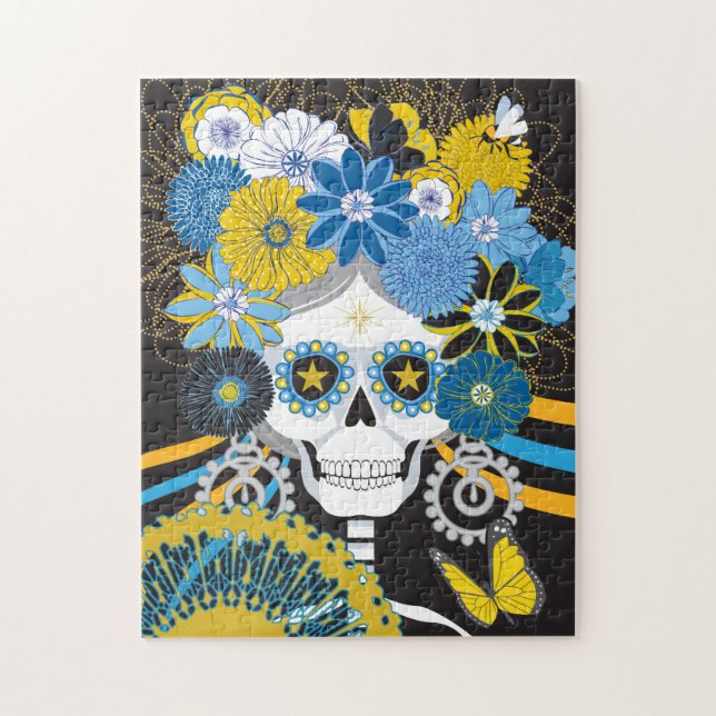 11x14 Day of the Dead Puzzle for Colorblind People (Vertical)