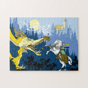 11x14 Dragon Puzzle for Colorblind People