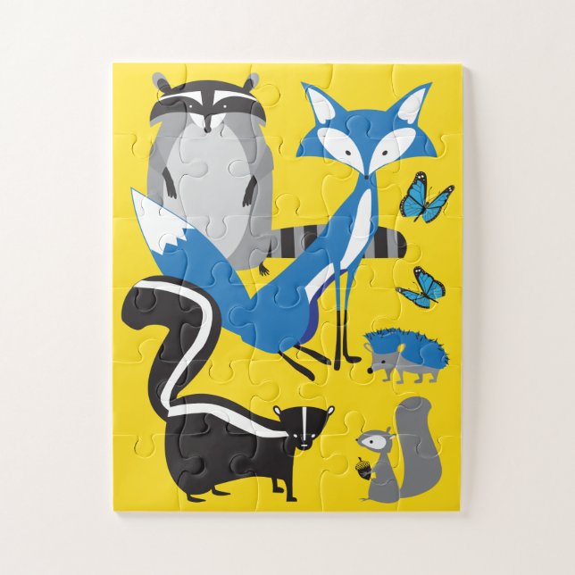 11x14 Kids Animal Puzzle for Colorblind Kids (Vertical)