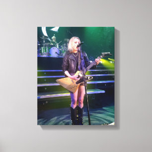 11x14 Lzzy Hale Halestorm Canvas Rock N Roll Print