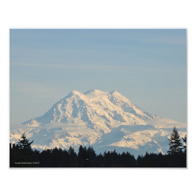 11X14 Mount Rainier Photo Print (Front)