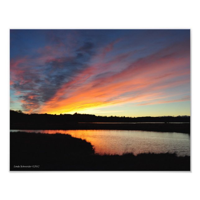 11X14 Sunset Streaks Photo Print (Front)