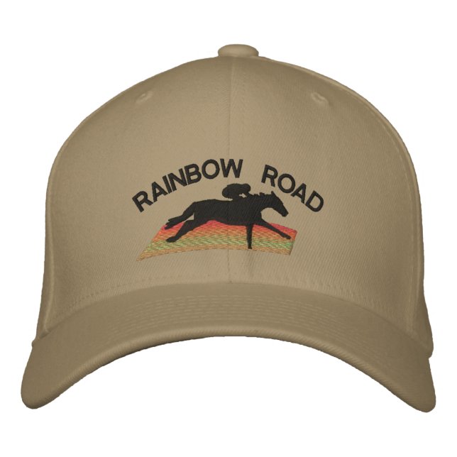 120571192663364792, RAINBOW ROAD EMBROIDERED HAT (Front)
