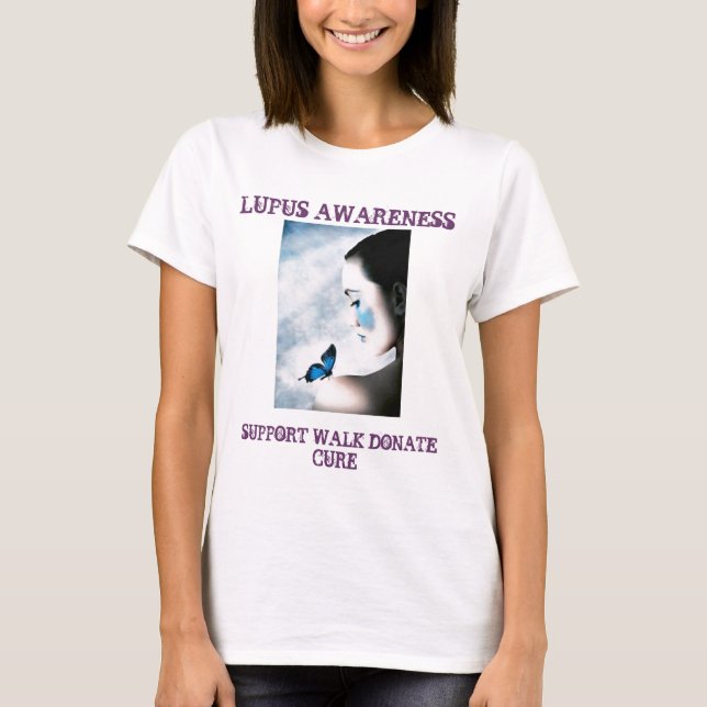 1209404139_00m, LUPUS AWARENESS, SUPPORT WALK D... T-Shirt (Front)