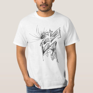 120 Black White Abstract Tribal Tattoo Art T-Shirt