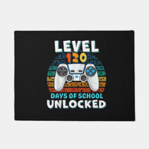 120 Days Of School Level Unlocked Doormat