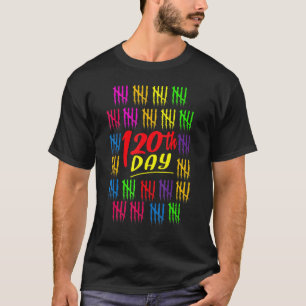 120 Days Of School Math Teacher Women T-Shirt