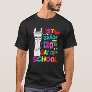 120th Day Of School No Prob Llama Happy 120th Day  T-Shirt