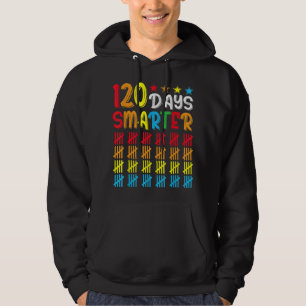 120th Day of School Teacher Child Kid Happy 120 Da Hoodie