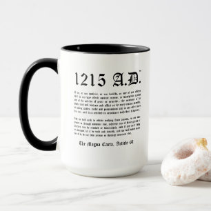 1215 A.D.™ The Magna Carta Article 61 Combo Mug