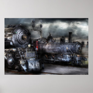 1218 - Waiting for Departure Poster