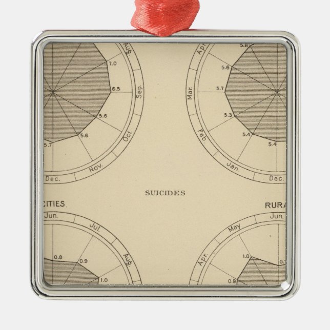 125 Deaths accidents, injuries Metal Tree Decoration (Front)