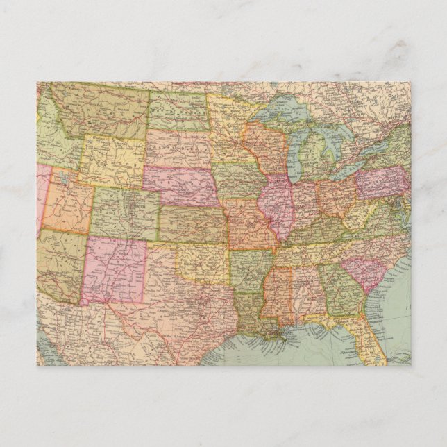 12728 United States Postcard (Front)