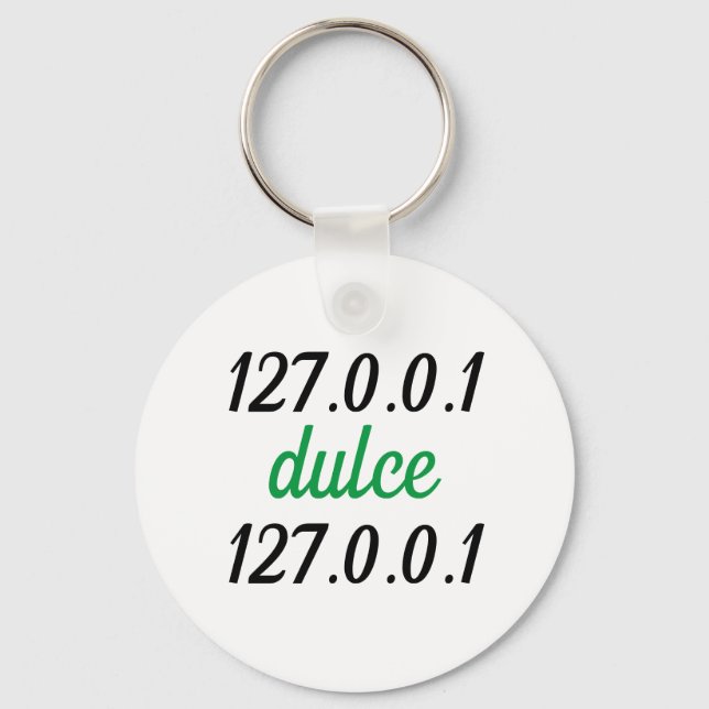 127.0.0.1 dulce 127.0.0.1 key ring (Front)
