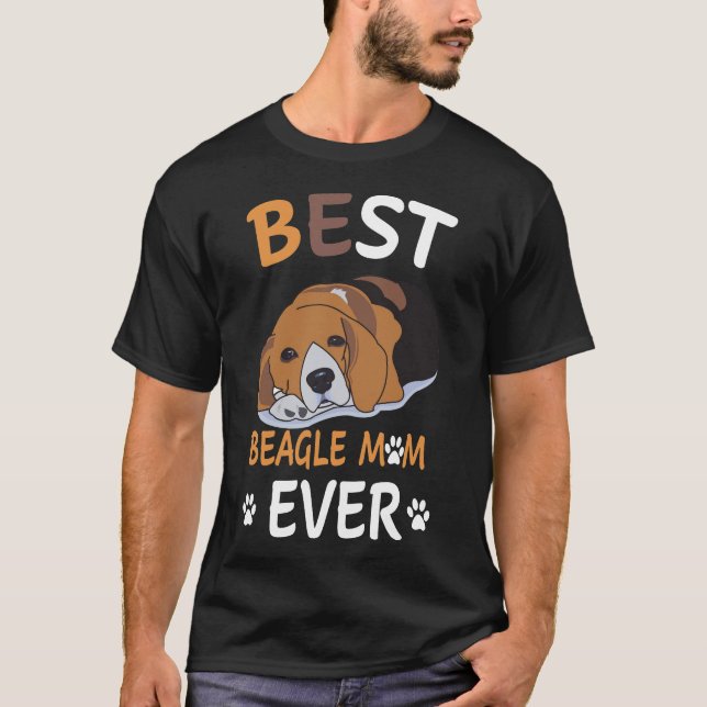 128 Best Beagle Mum Ever T-Shirt (Front)