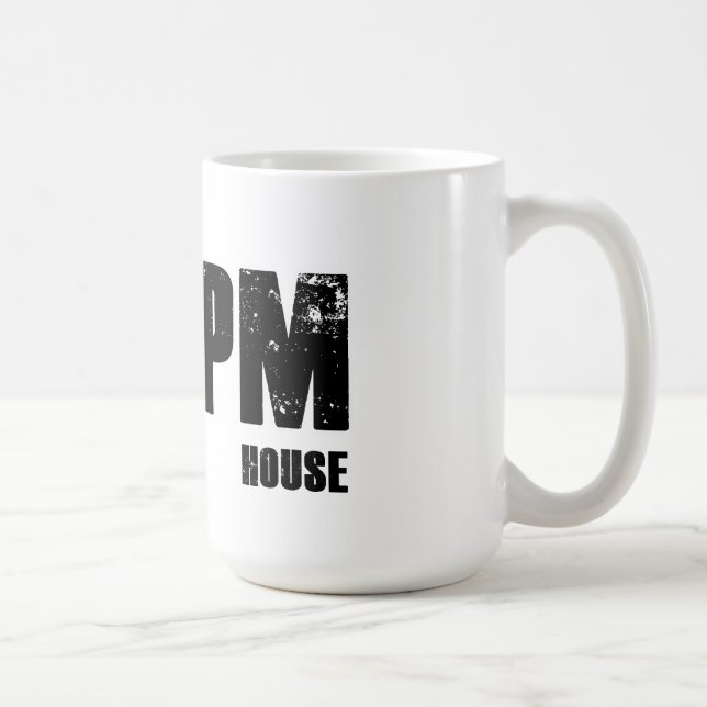 128 BPM - House Music Coffee Mug (Right)