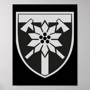 128th Mountain Ault Brigade (ukraine) Ukrainian Mi Poster