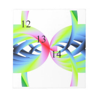12/13/14 Rainbow Spaghetti Notepad